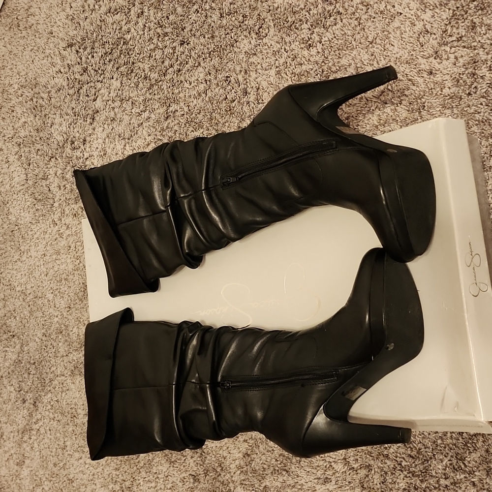 Jessica Simpson women's leather boots